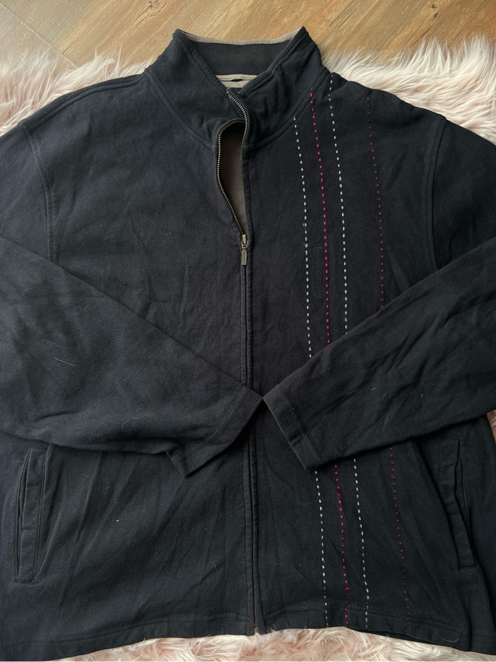 Men’s Plus Size 2X Denver Hayes Zip Up Sweater